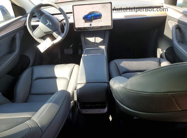 7SAYGDED1SF273957 2025 TESLA MODEL Blue წინა პანელის ხედი