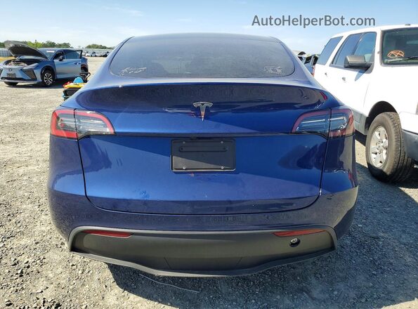 7SAYGDED1SF273957 2025 TESLA MODEL Blue უკანა ხედი