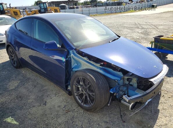 7SAYGDED1SF273957 2025 TESLA MODEL Blue წინა მარჯვენა