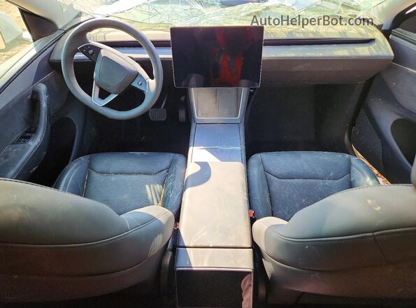 7SAYGDED1TA431518 2026 TESLA MODEL White Vista del salpicadero