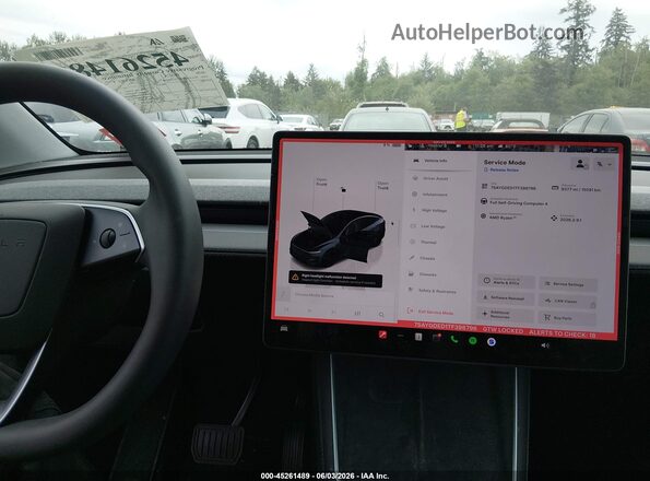 7SAYGDED1TF398796 2026 TESLA MODEL Y Серый 