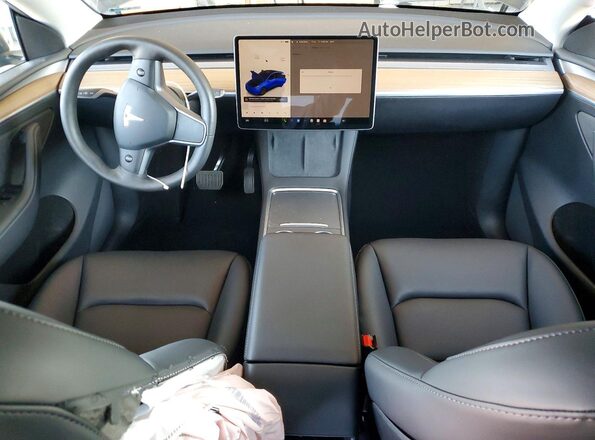 7SAYGDED2SF274082 2025 TESLA MODEL Black Widok deski rozdzielczej