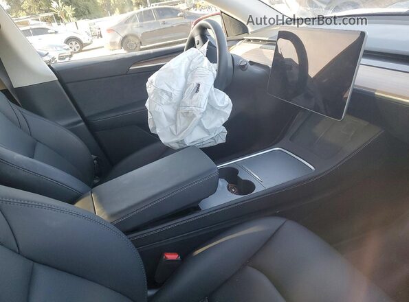 7SAYGDED2SF279461 2025 TESLA MODEL Red Առջևի վահանակի տեսք