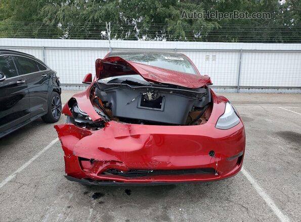 7SAYGDED2SF279461 2025 TESLA MODEL Red Դիմացի տեսք