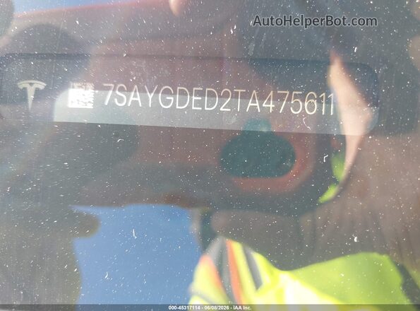 7SAYGDED2TA475611 2026 TESLA MODEL Y White Շարժիչի բաժամունքի տեսք