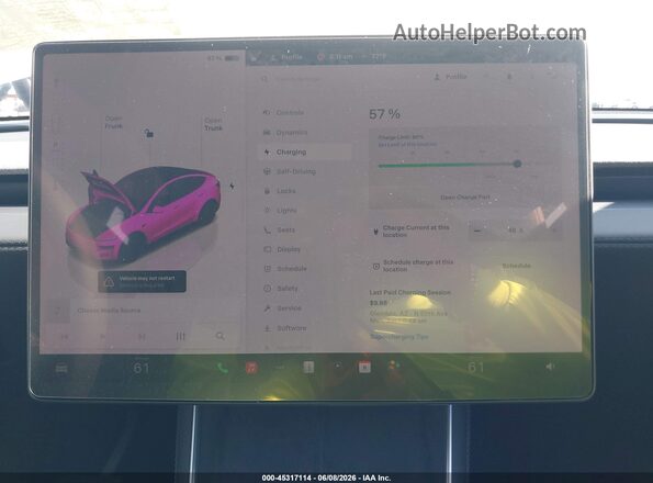 7SAYGDED2TA475611 2026 TESLA MODEL Y White 