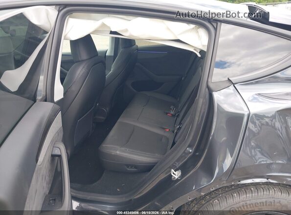 7SAYGDED2TF396037 2026 TESLA MODEL Y Gray Vista de la etiqueta del VIN