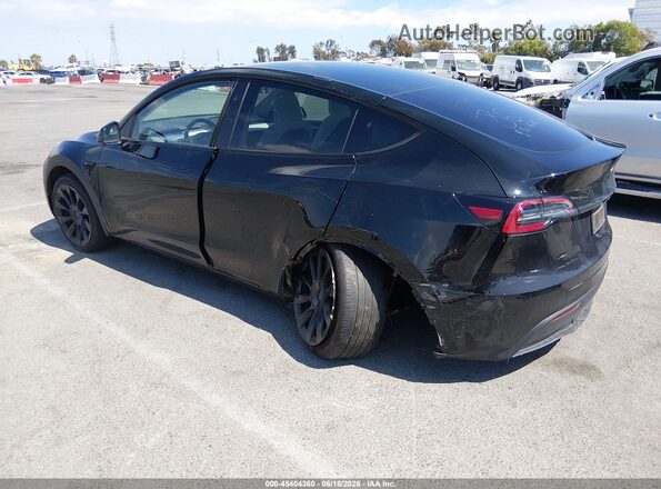 7SAYGDED3RF025168 2024 TESLA MODEL Y Black უკანა მარცხენა