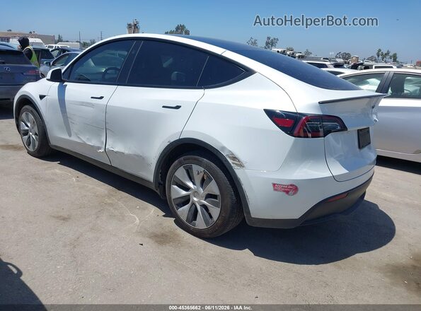 7SAYGDED3RF095883 2024 TESLA MODEL Y Белый Задняя левая четверть