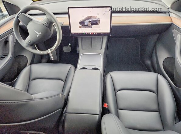 7SAYGDED3SF319160 2025 TESLA MODEL Gray Vista del salpicadero