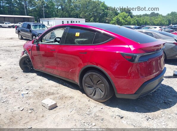 7SAYGDED3TA498718 2026 TESLA MODEL Y Красный Задняя левая четверть