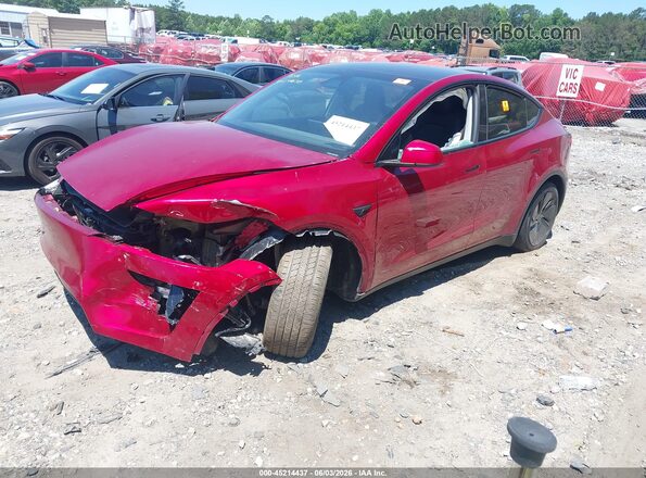 7SAYGDED3TA498718 2026 TESLA MODEL Y Красный Передняя левая четверть