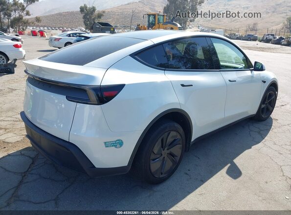 7SAYGDED3TF408356 2026 TESLA MODEL Y Белый Задняя правая четверть