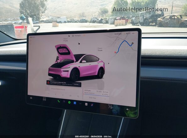 7SAYGDED3TF408356 2026 TESLA MODEL Y Белый 