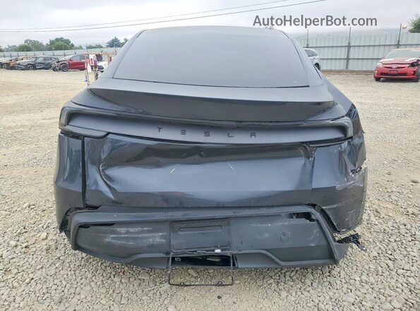 7SAYGDED3TF443799 2026 TESLA MODEL Charcoal უკანა ხედი