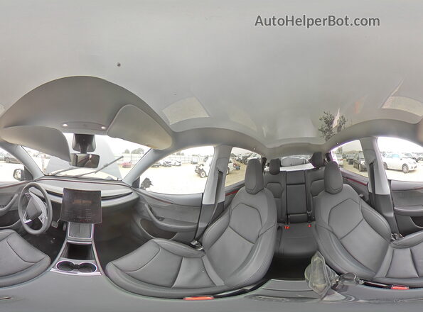 7SAYGDED3TF443799 2026 TESLA MODEL Charcoal სალონის 360-გრადუსიანი ხედი