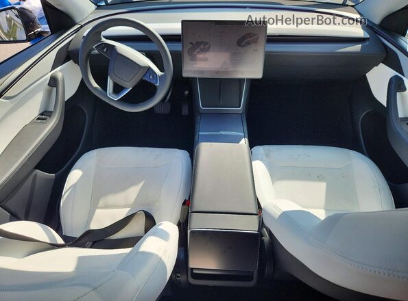 7SAYGDED3TF539321 2026 TESLA MODEL Black Widok deski rozdzielczej