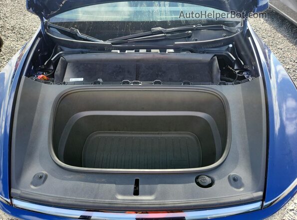 7SAYGDED5TF524612 2026 TESLA MODEL Blue Սալոնի հետևի տեսք