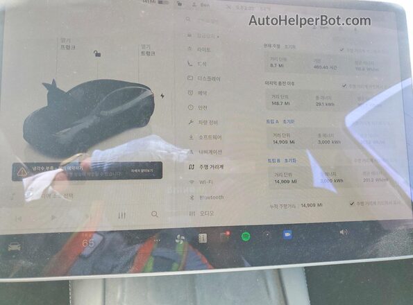 7SAYGDED6SF234023 2025 TESLA MODEL Black Սարքավորումների վահանակի տեսք
