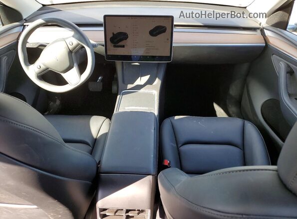 7SAYGDED6SF234023 2025 TESLA MODEL Black Առջևի վահանակի տեսք
