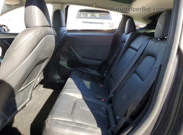 7SAYGDED6SF234023 2025 TESLA MODEL Black Հետևի նստատեղերի տեսք