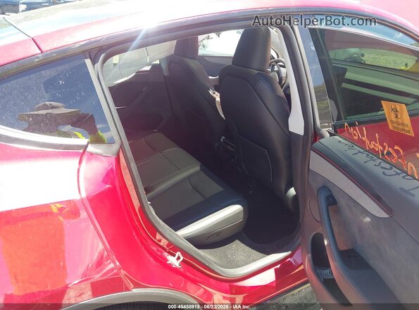 7SAYGDED6TA455541 2026 TESLA MODEL Y Красный Вид наклейки с VIN-кодом