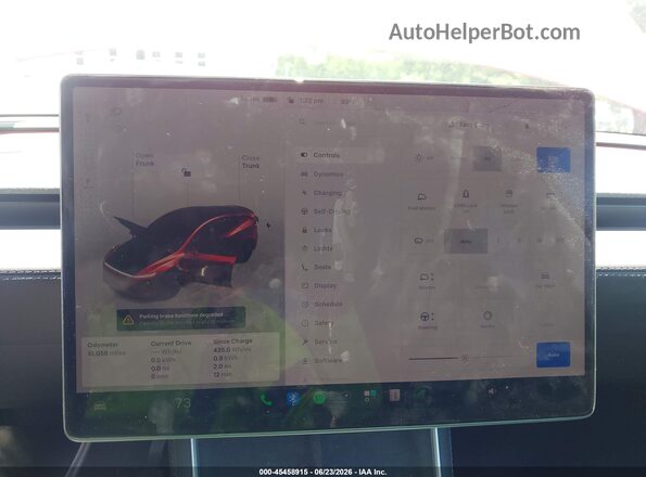 7SAYGDED6TA455541 2026 TESLA MODEL Y Красный Вид задних сидений