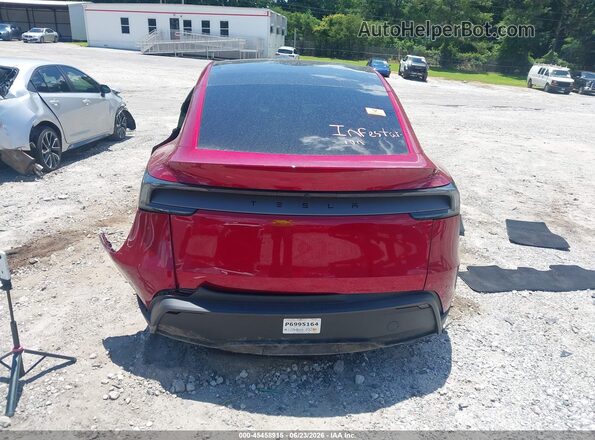 7SAYGDED6TA455541 2026 TESLA MODEL Y Красный Панорамный вид салона 360°