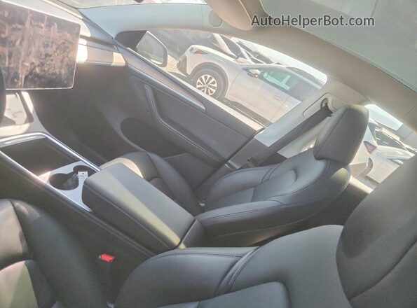 7SAYGDED7RA335305 2024 TESLA MODEL Gray Առջևի վահանակի տեսք