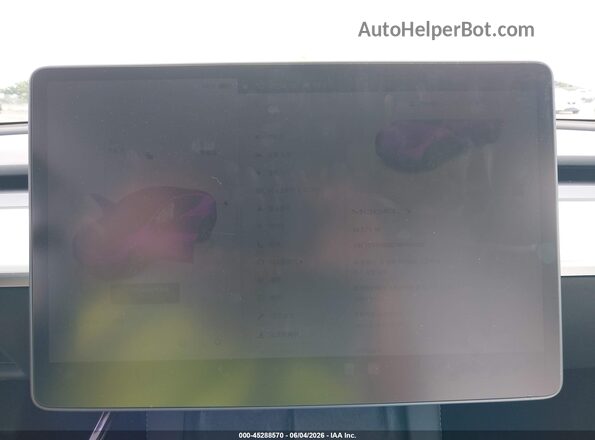7SAYGDED7RF041180 2024 TESLA MODEL Y Белый Вид задних сидений