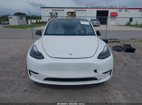 7SAYGDED7RF041180 2024 TESLA MODEL Y Белый Вид сзади