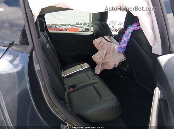 7SAYGDED7SA347251 2025 TESLA MODEL Y Black Vista de la etiqueta del VIN