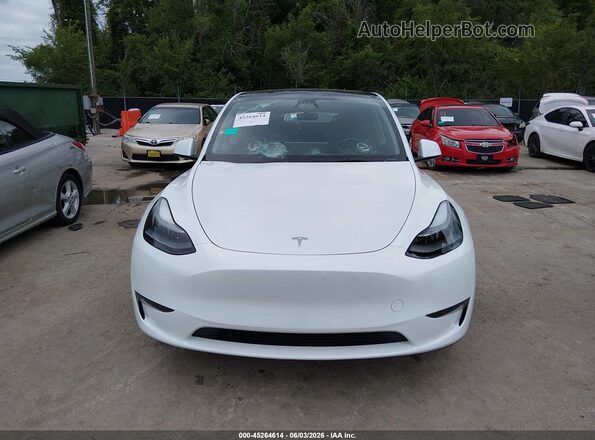 7SAYGDED7SA373669 2025 TESLA MODEL Y Белый Вид щитка приборов