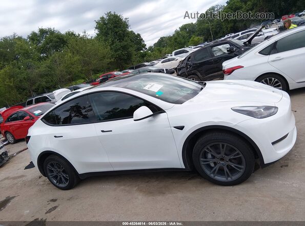 7SAYGDED7SA373669 2025 TESLA MODEL Y Белый Вид задней части салона