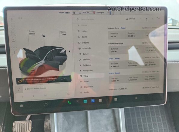 7SAYGDED7TA486426 2026 TESLA MODEL Угольный Вид щитка приборов