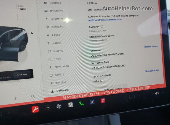 7SAYGDED8RF112774 2024 TESLA MODEL Gray 