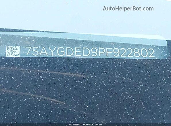 7SAYGDED9PF922802 2023 TESLA MODEL Y Gray Vista del compartimento del motor