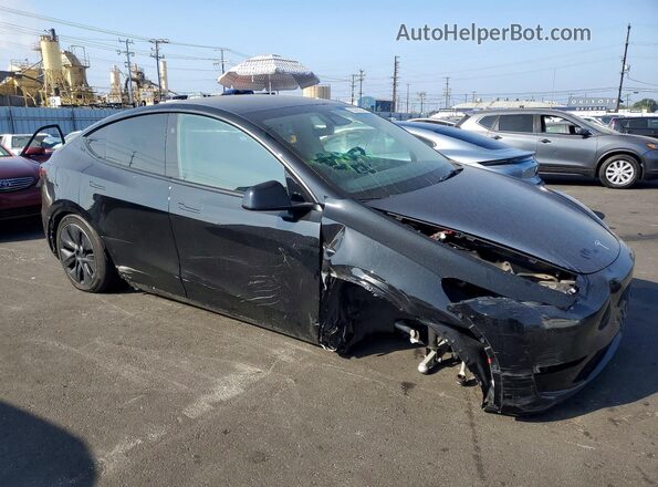 7SAYGDED9RF120883 2024 TESLA MODEL Черный Передняя правая четверть