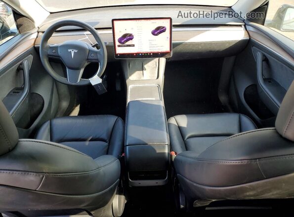7SAYGDED9RF120883 2024 TESLA MODEL Черный Вид панели приборов