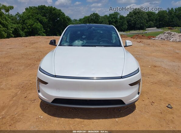 7SAYGDED9TF423234 2026 TESLA MODEL Y White ხელსაწყოთა პანელის ხედი