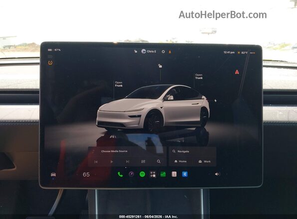 7SAYGDED9TF423234 2026 TESLA MODEL Y White 