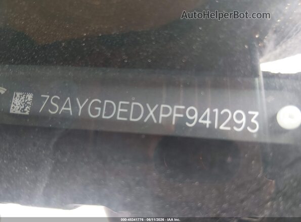 7SAYGDEDXPF941293 2023 TESLA MODEL Y Black ძრავის განყოფილების ხედი