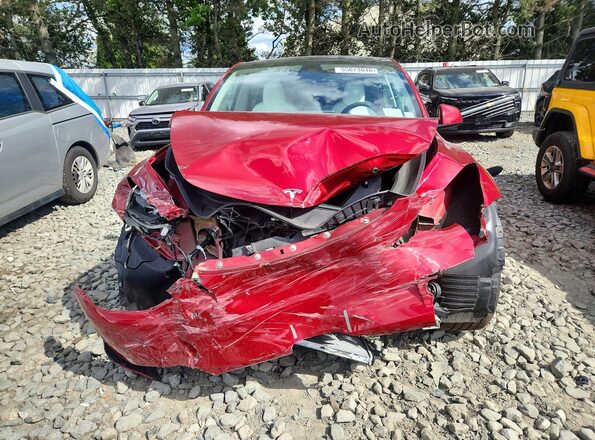 7SAYGDEDXRF046387 2024 TESLA MODEL Красный Вид спереди