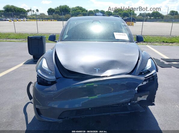 7SAYGDEDXSA377358 2025 TESLA MODEL Y Gray Widok z tyłu