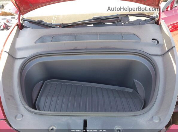 7SAYGDEDXSF319656 2025 TESLA MODEL Y Красный Вид сзади