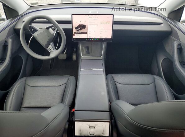 7SAYGDEDXTF462267 2026 TESLA MODEL Black Առջևի վահանակի տեսք