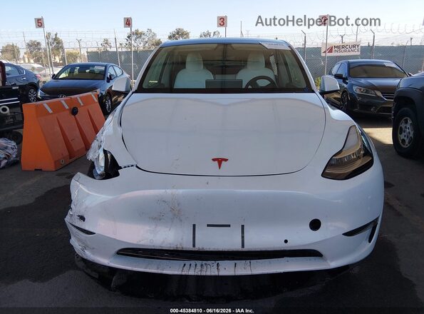 7SAYGDEE0NF438846 2022 TESLA MODEL Y Белый Вид панели приборов