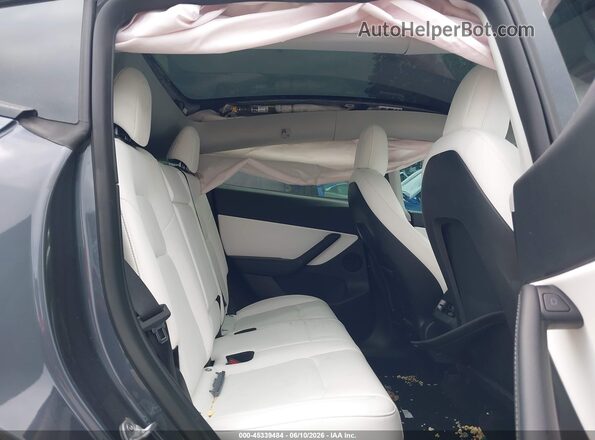 7SAYGDEE0NF457042 2022 TESLA MODEL Y Серый Вид наклейки с VIN-кодом