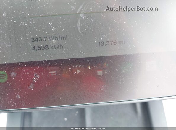 7SAYGDEE0NF457042 2022 TESLA MODEL Y Серый Вид задней части салона