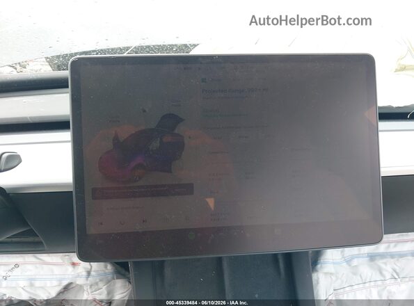 7SAYGDEE0NF457042 2022 TESLA MODEL Y Серый Вид задних сидений